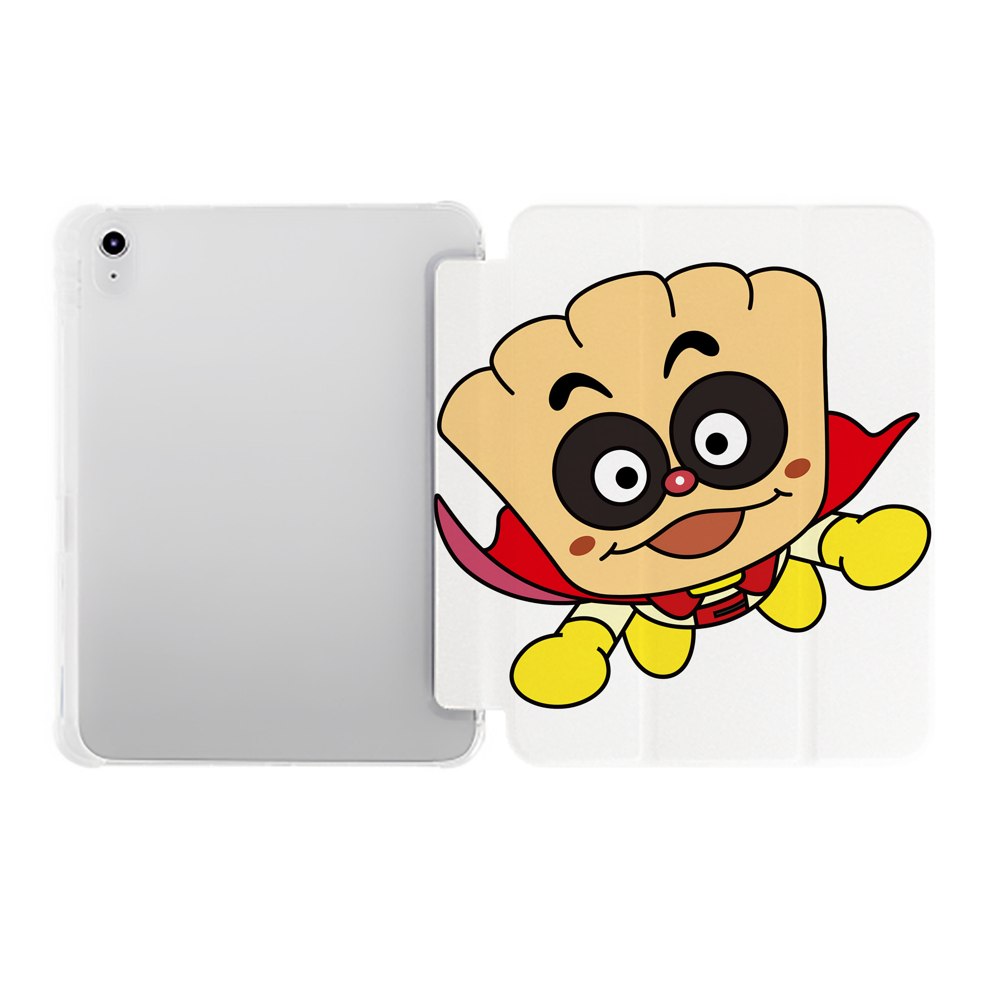 （画像用） アンパンマン Anpanman IPad ケース ペン収納付き 三つ折りスタンド PUレザー×シリコン 対応機種9.5/10.5/10.9インチ